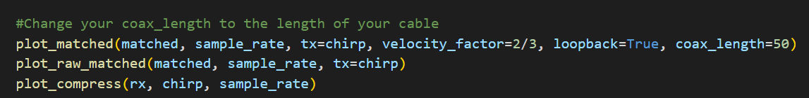 Picture of where to change coax length in code